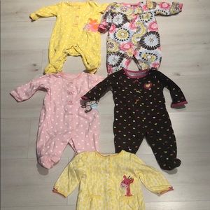 Carter Bundle Five 9 Month Onesies